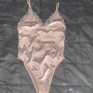 Baby pink lingerie